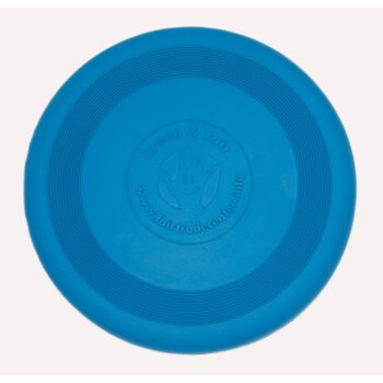 Frisbee aus Naturkautschuk, blau